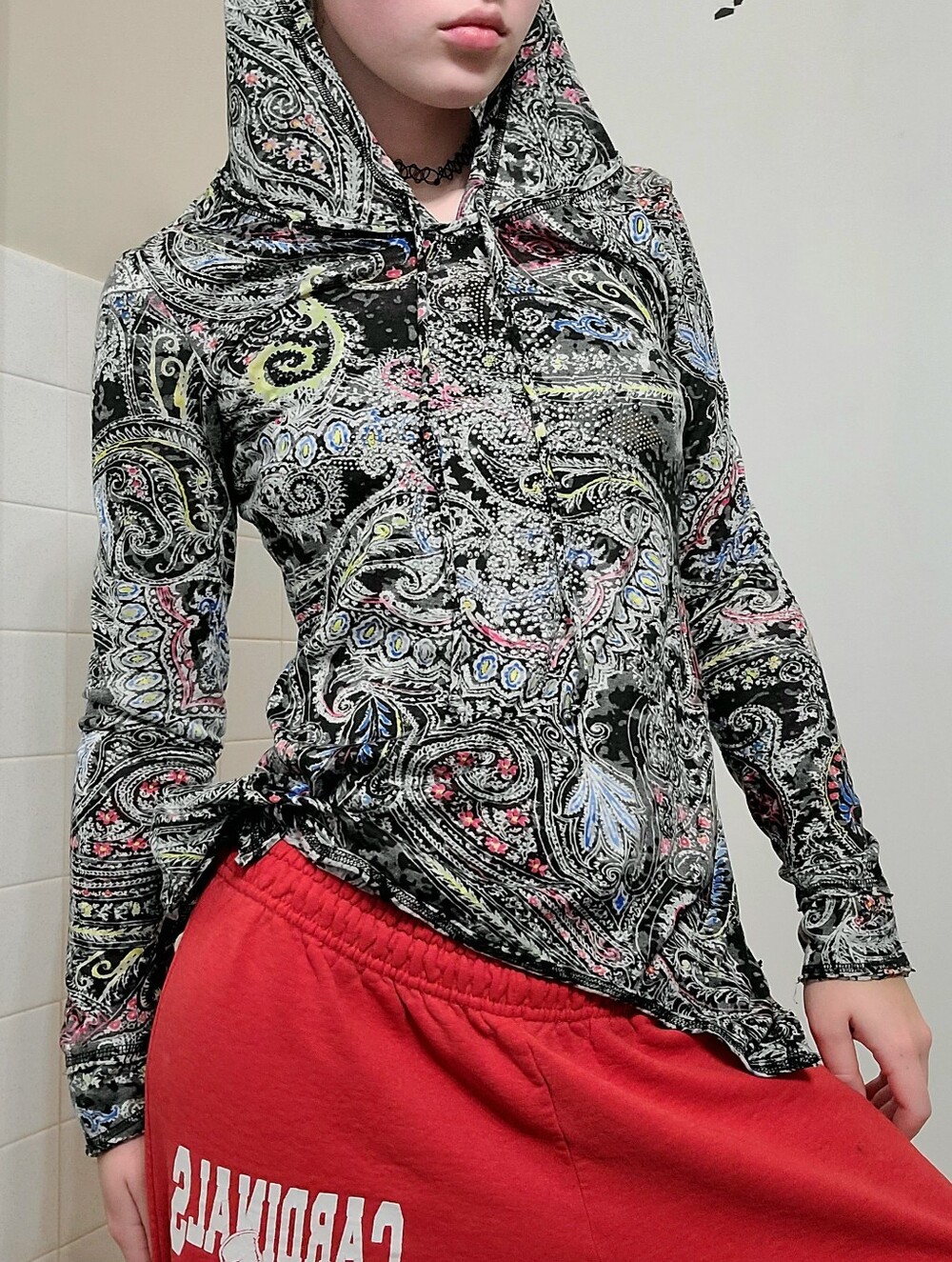 paisly hoodie